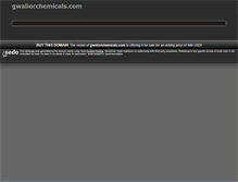 Tablet Screenshot of gwaliorchemicals.com